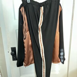 SILKY TOP & MATCHING PANTS